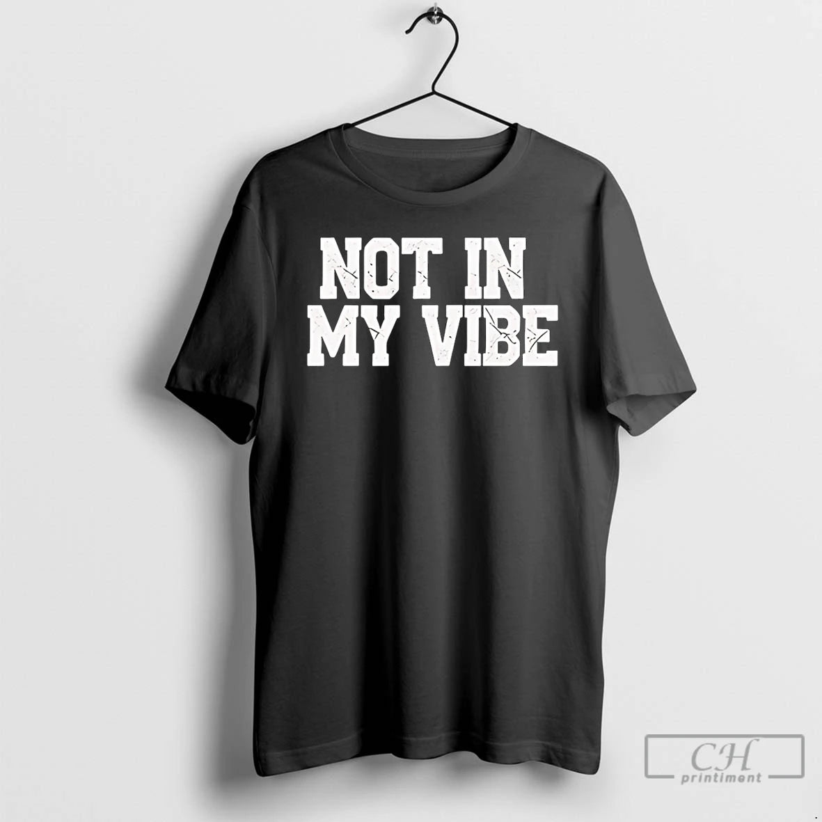 Classic Not In My Vibe Retro Distressed