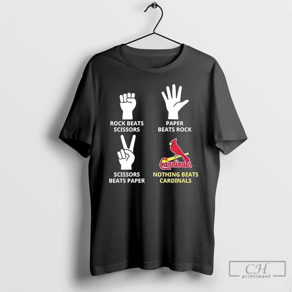 Classic Nothing Beats Arizona Cardinals Rock Beats Scissors Paper Beats Rock Scissors Beats Paper