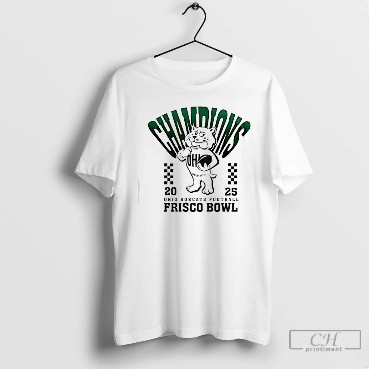 Classic Ohio Bobcats Football Frisco Bowl Champions 2025 Mascot