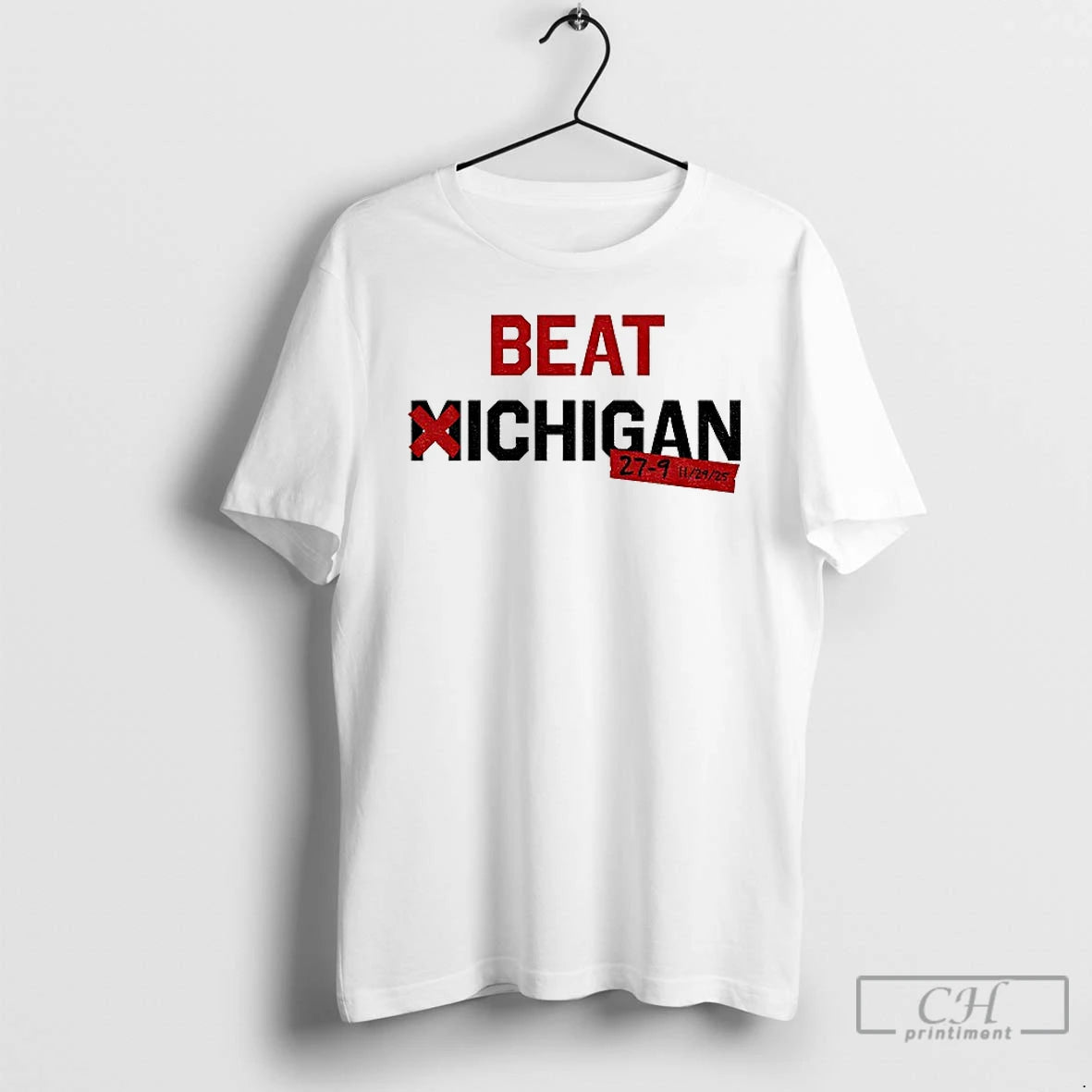 Classic Ohio State Beat Michigan 27 9 Score On 11 29 25 College Football Rivalry