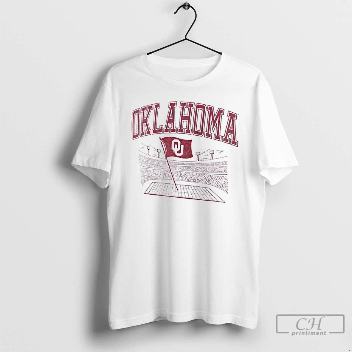 Classic Oklahoma Sooners Flag Plant