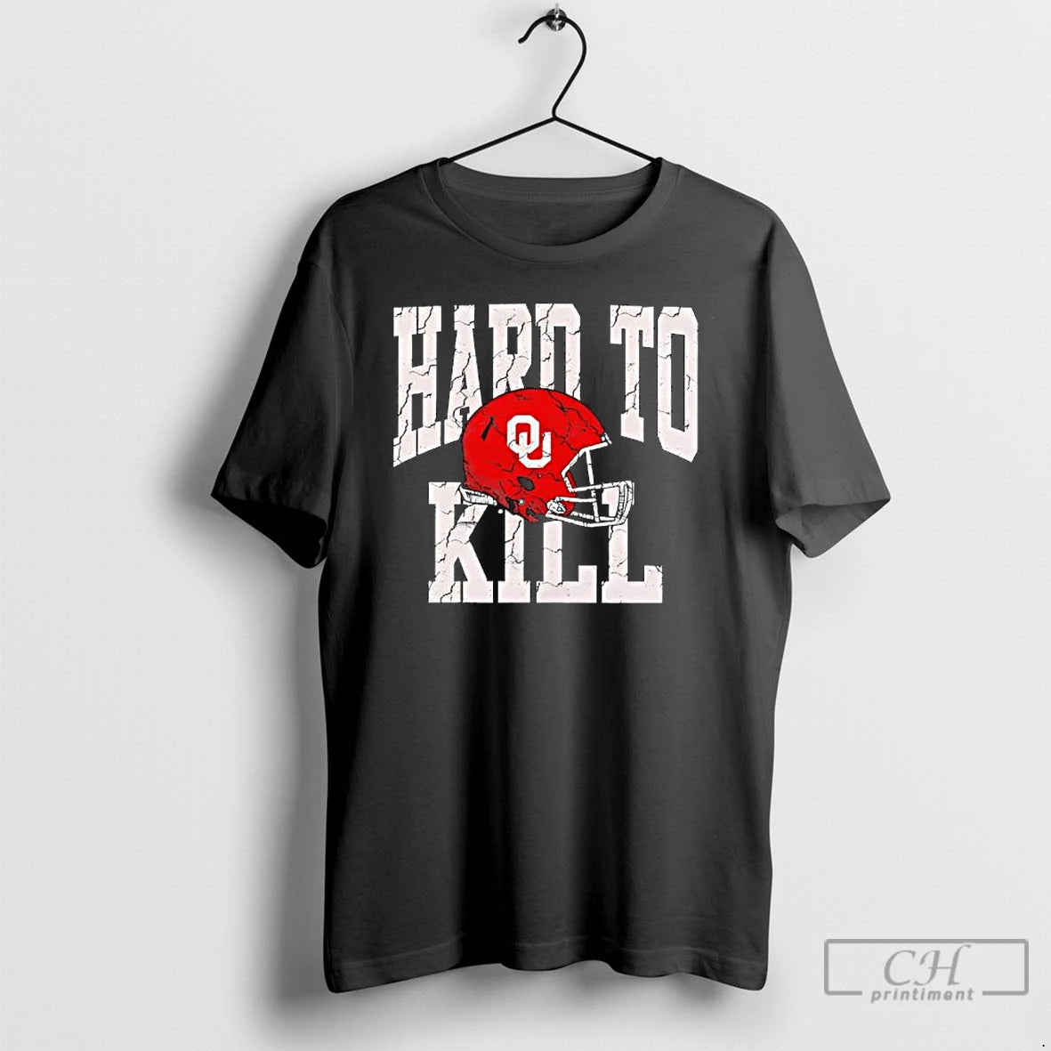 Classic Oklahoma Sooners Football Team Hard To Kill Helmet