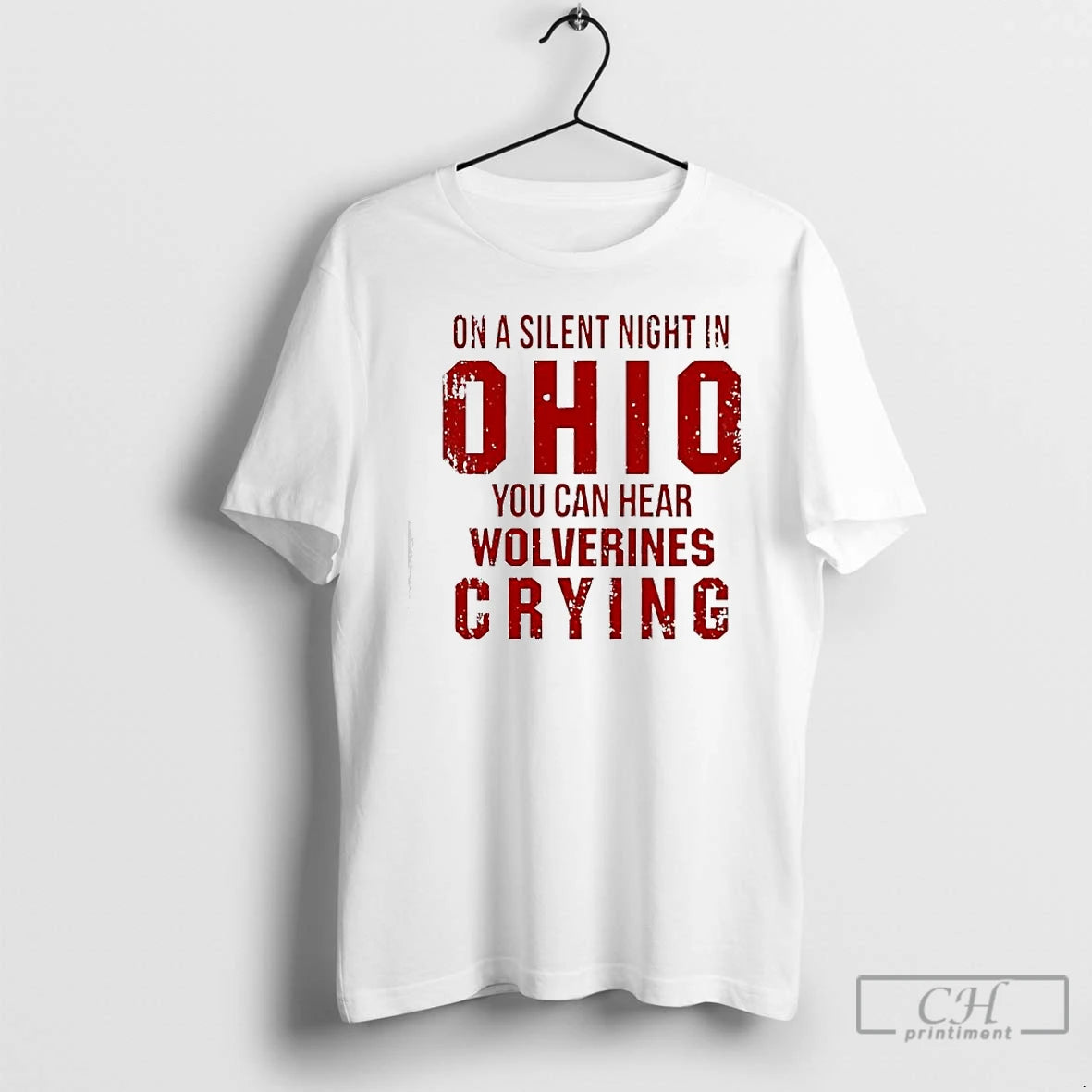 Classic On A Silent Night In Ohio You Can Hear Wolverines Crying T Shirts Sweater