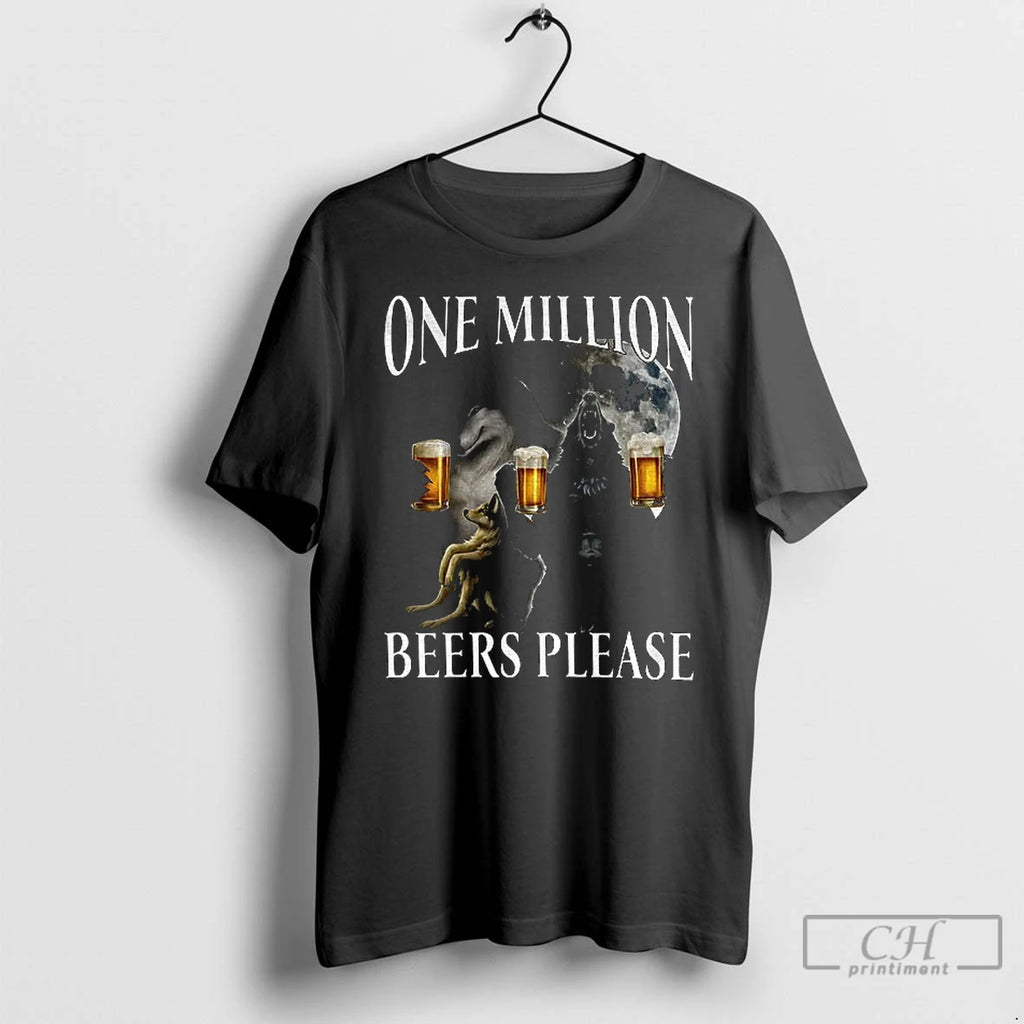 Classic One Million Beers Wolf Meme