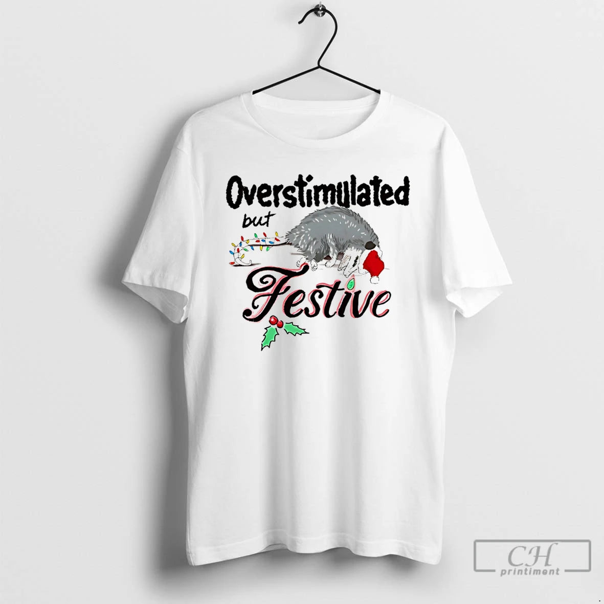 Classic Overstimulated But Festive Rat Christmas
