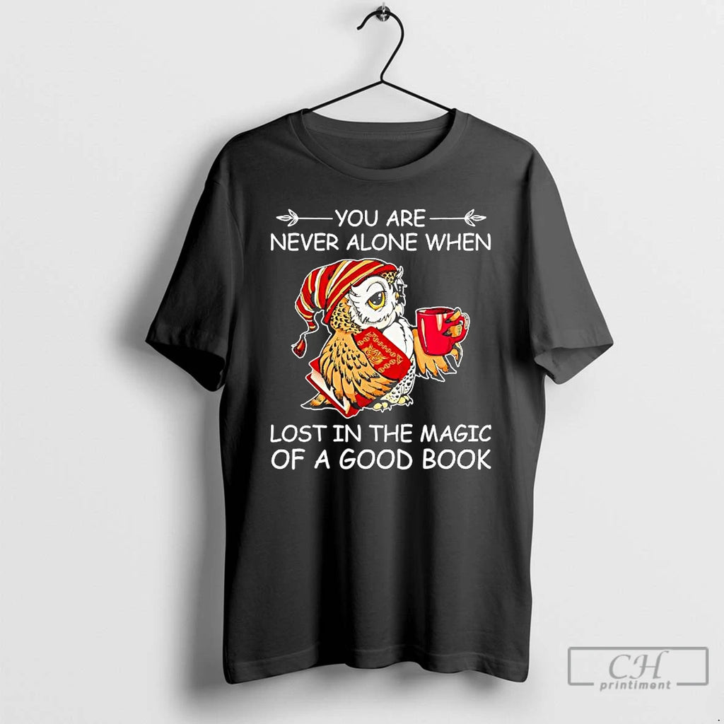 Classic Owl Are Never Alone When Lost In The Magic Of A Good Book