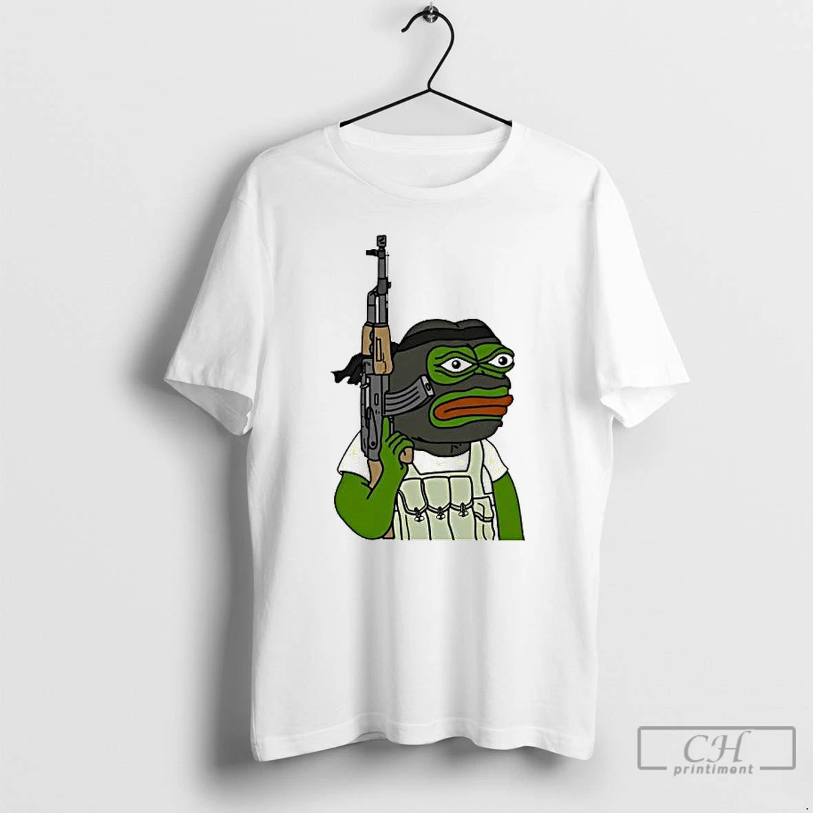 Classic Pepe Ak47 Green Frog