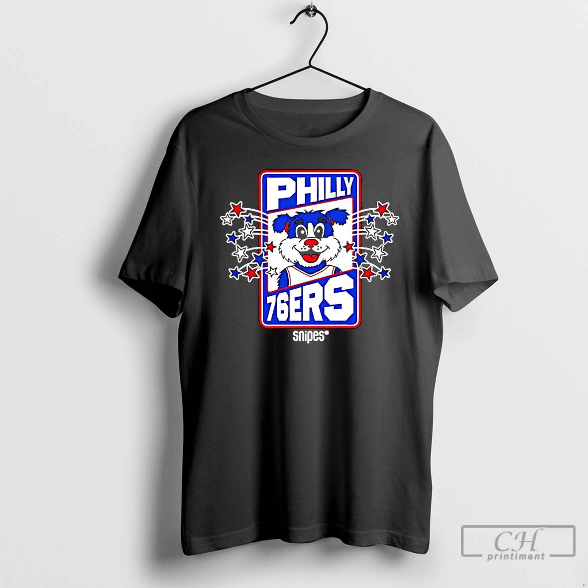 Classic Philadelphia 76ers Snipes Mascot Franklin The Dog