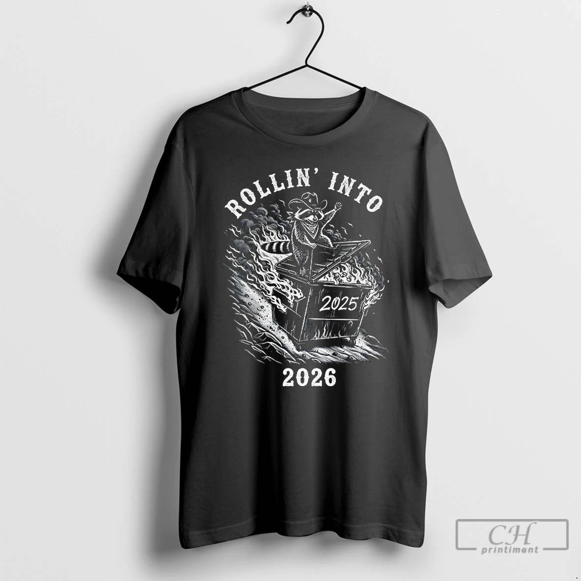 Classic Raccoon Rollin Into 2025 2026