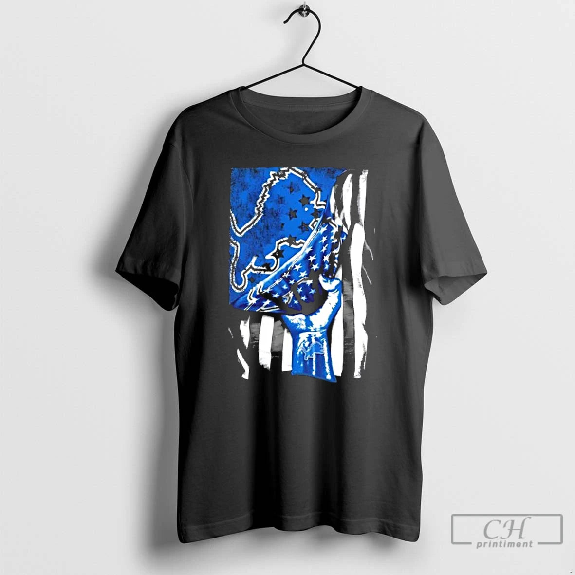 Classic Revealing The Glory Detroit Lions X Usa Flag