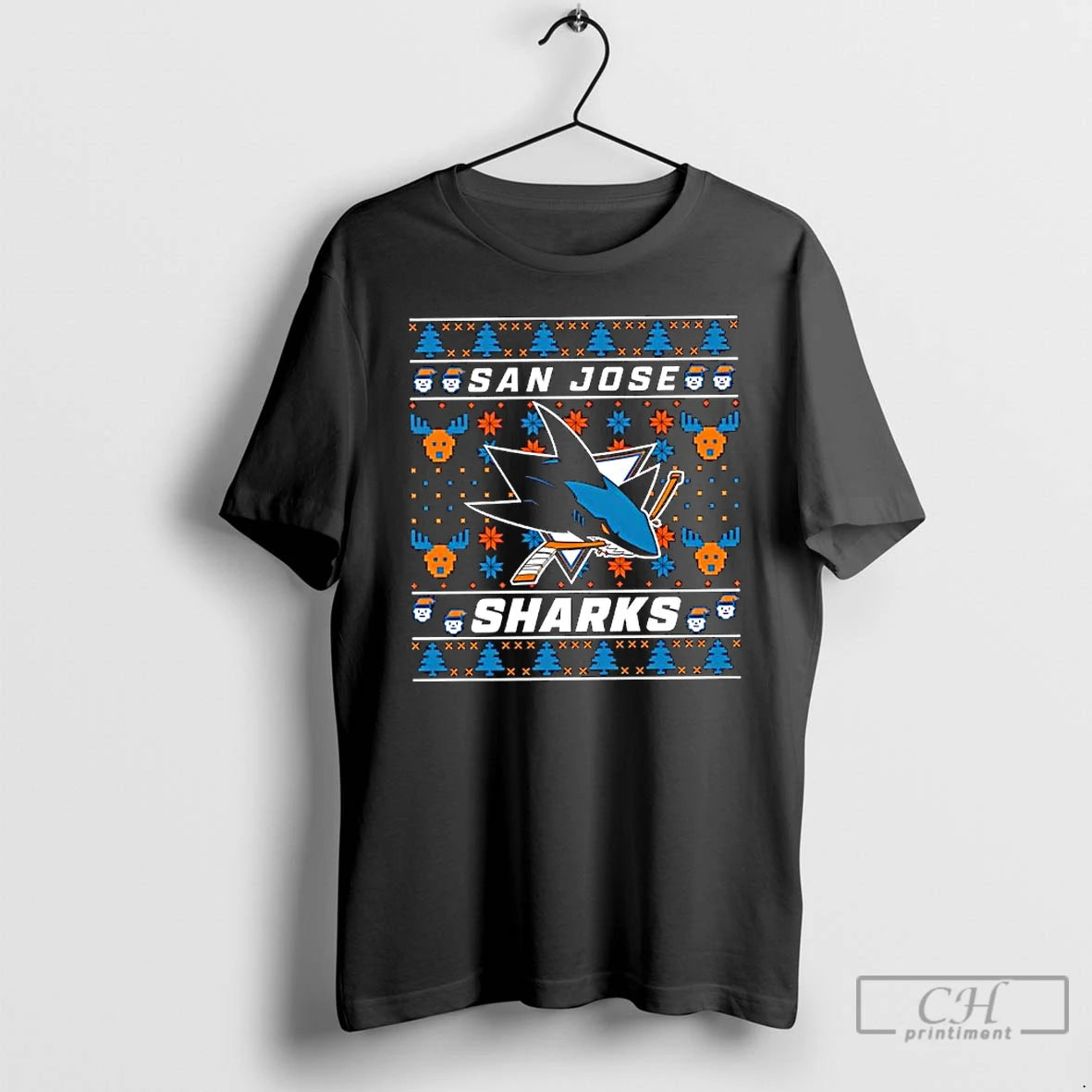 Classic San Jose Sharks 2025 Holiday Ugly Christmas