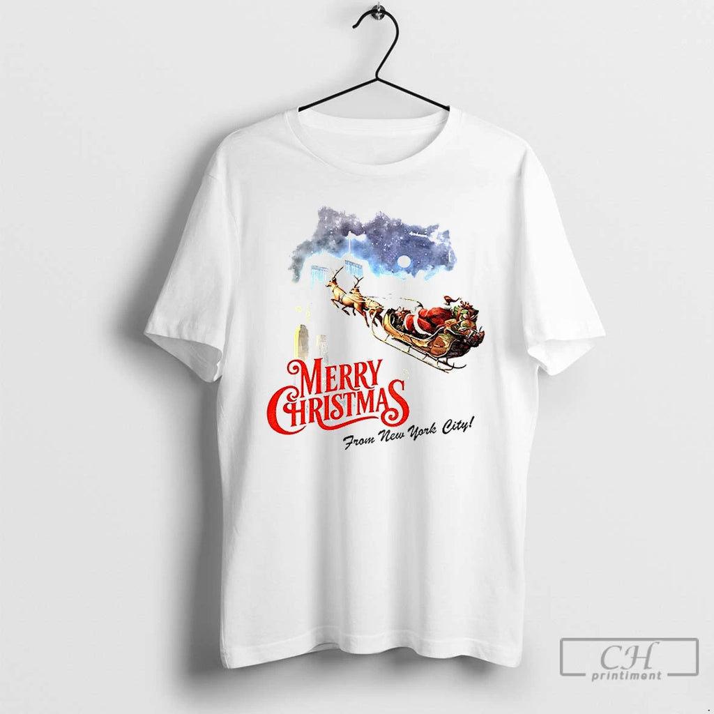 Classic Santa 9 11 Merry Christmas From New York City