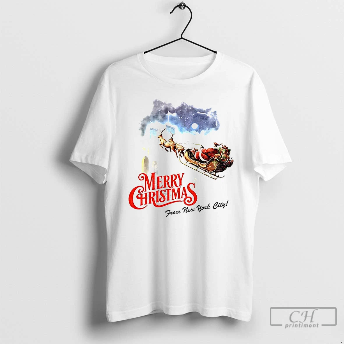 Classic Santa 9 11 Merry Christmas From New York City