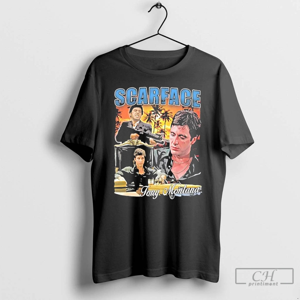 Classic Scarface Tony Montana Vintage Graphic