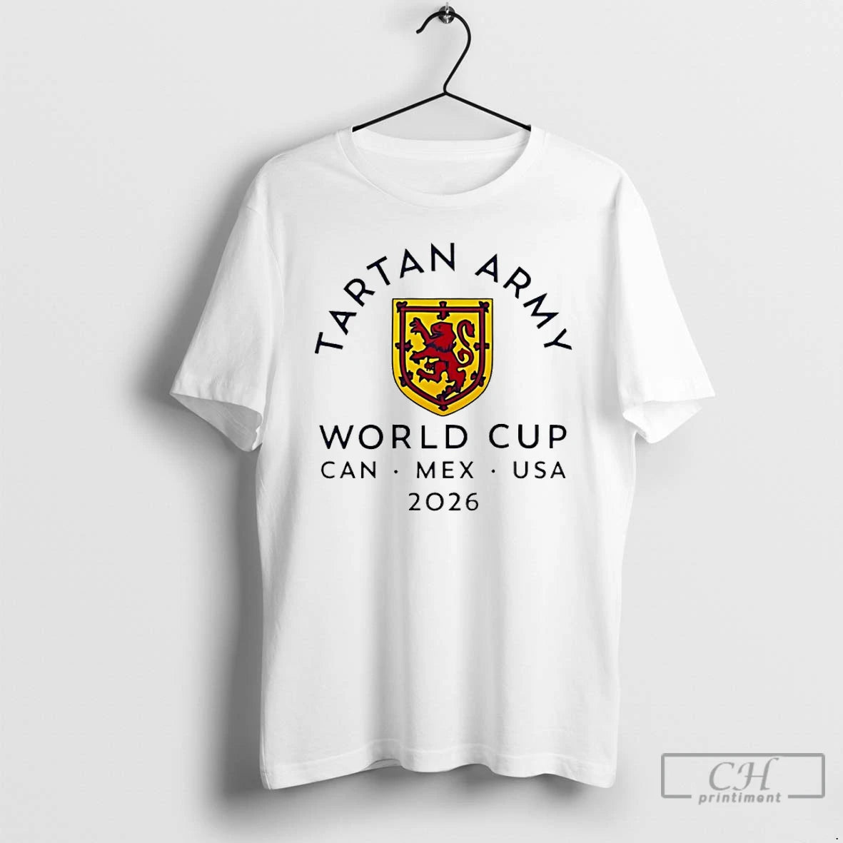 Classic Scotland Tartan Army World Cup 2026 Logo