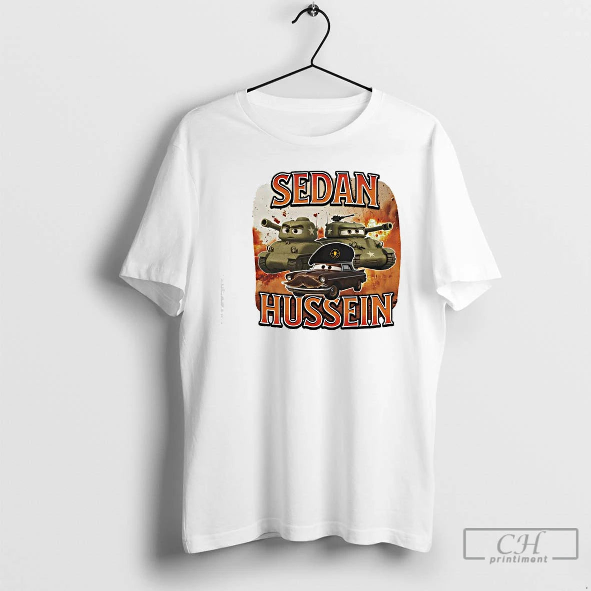Classic Sedan Hussein Tank Graphic