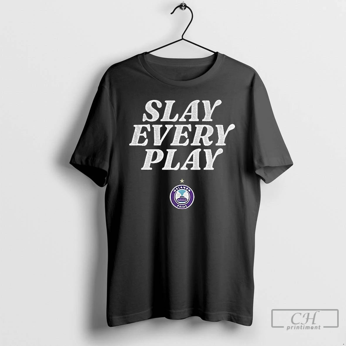 Classic Slay Every Play Orlando Pride Football Logo