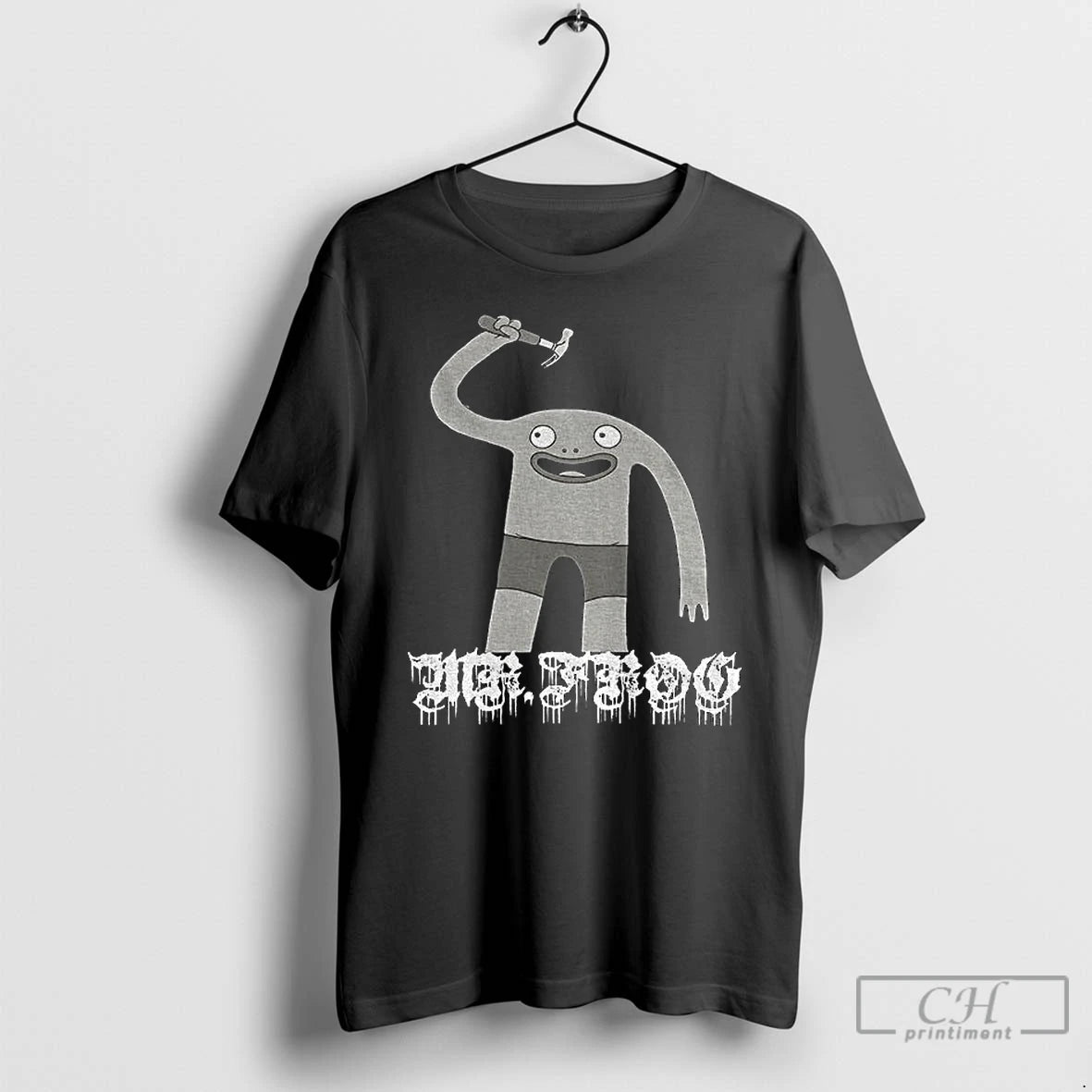Classic Smiling Friends Mr Frog Metal Punk Rock Band Parody