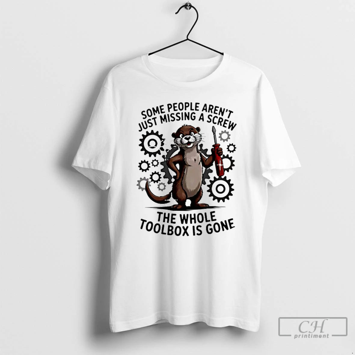 Classic Some People Arent Just Missing A Screw The Whole Toolbox Is Gone T Shirts