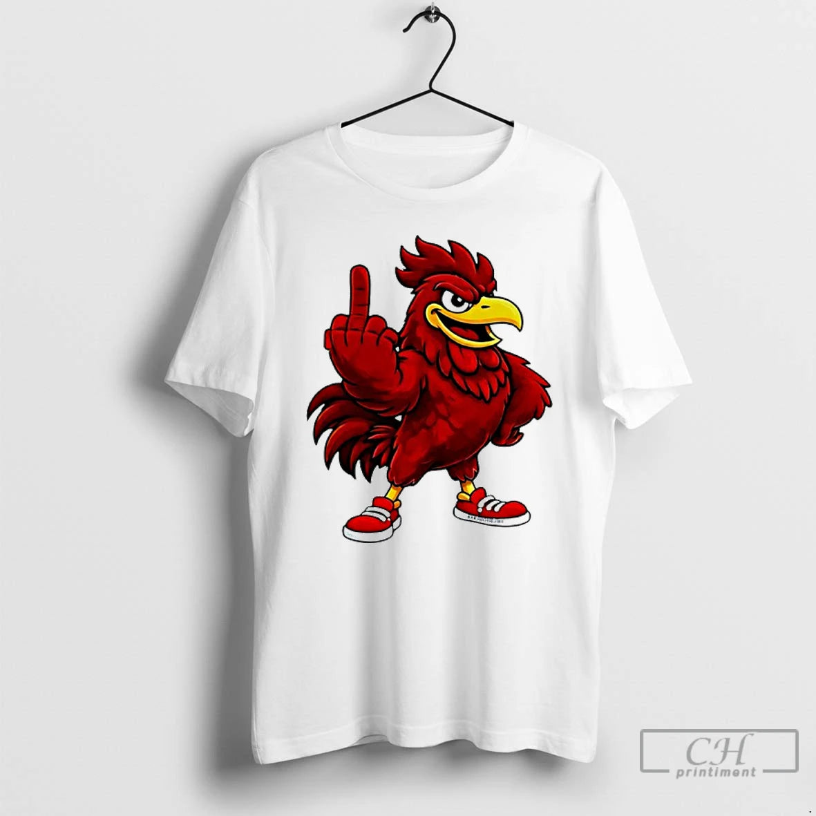 Classic South Carolina Gamecock Middle Finger Mascot