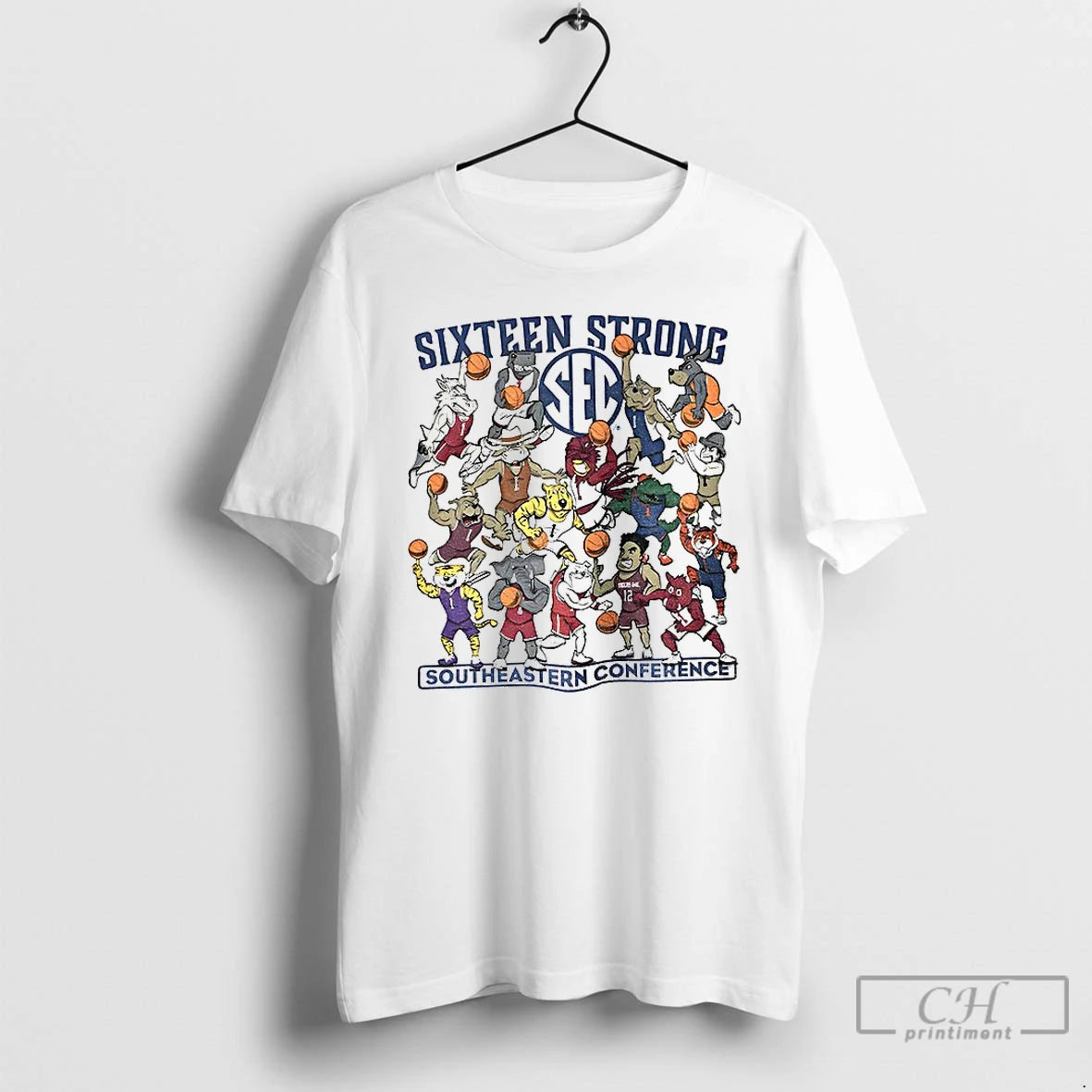 Classic Southeastern Conference Sixteen Strong Basketball Sec Mascots