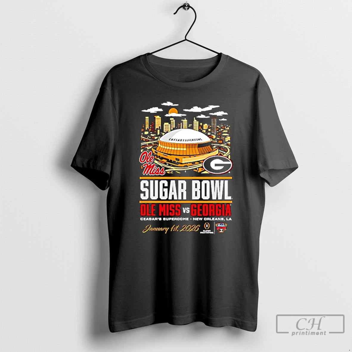 Classic Sugar Bowl Ole Miss Vs Georgia January 1st 2026 Stadium