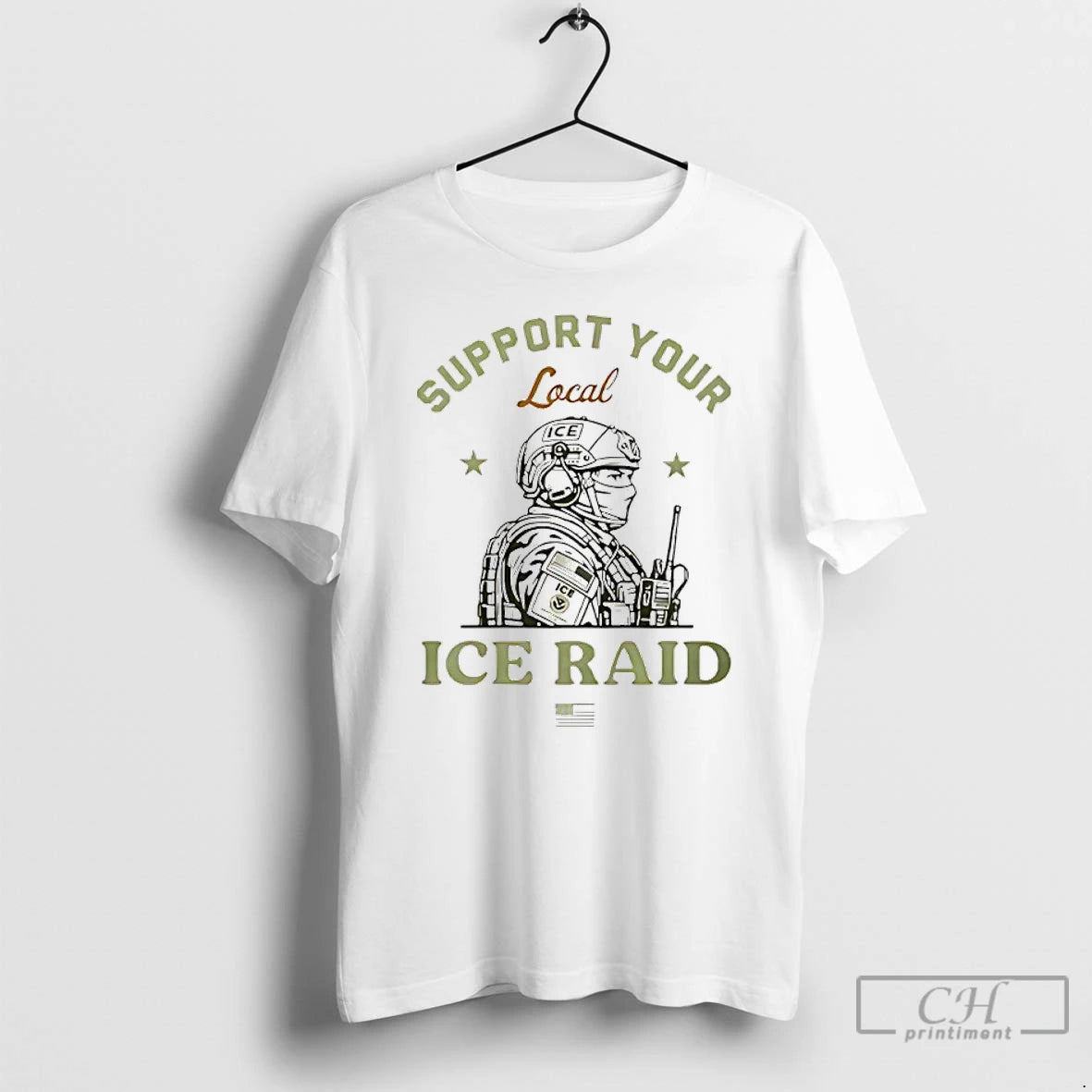 Classic Support Your Local Ice Raid
