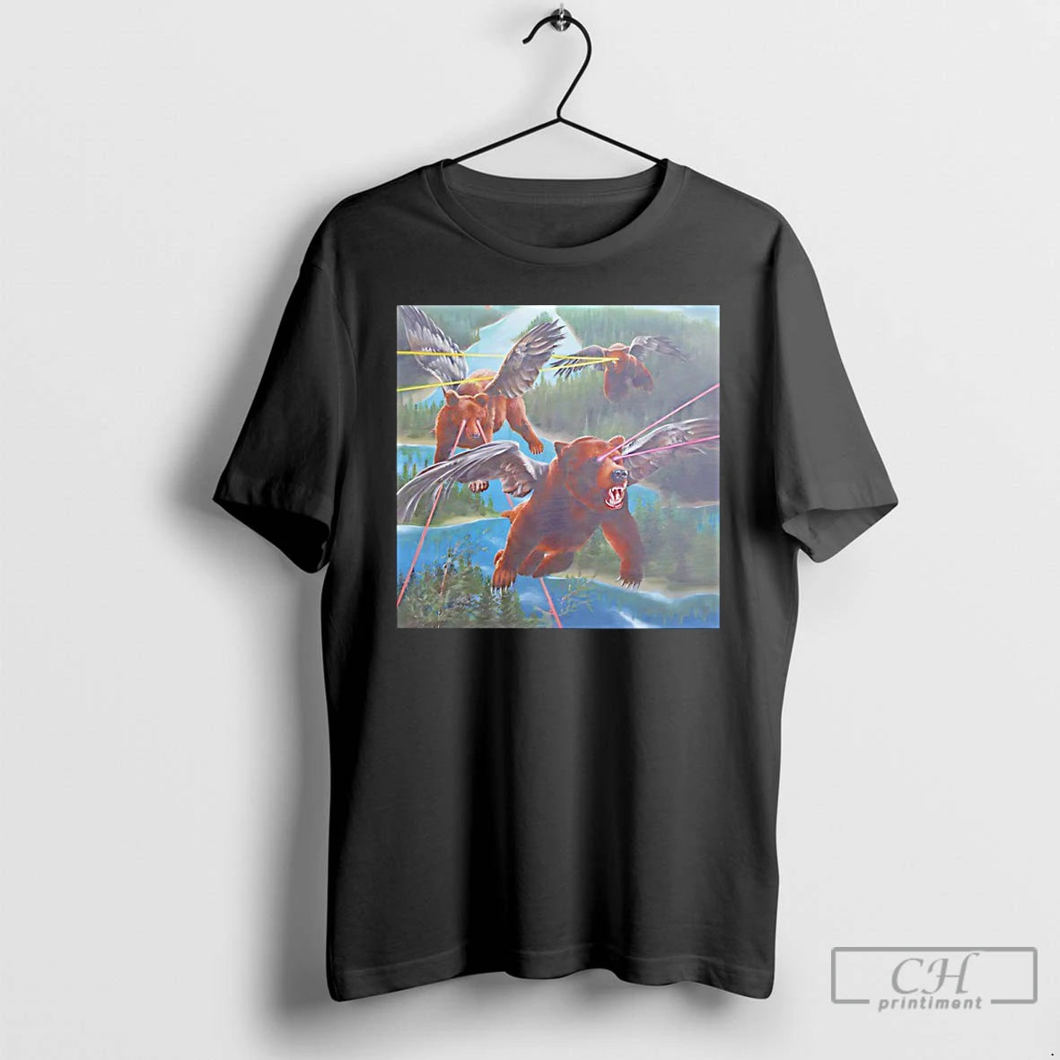 Classic Synnibarr Lazer Bears Graphic