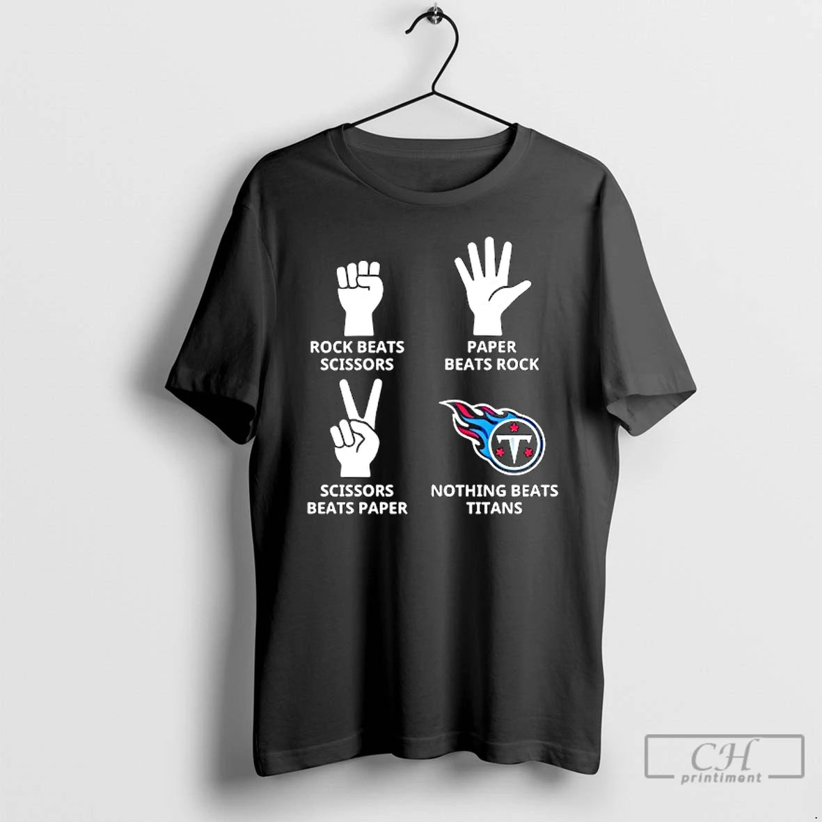Classic Tennessee Titans Nothing Beats Rock Beats Scissors Paper Beats Rock Scissors Beats Paper