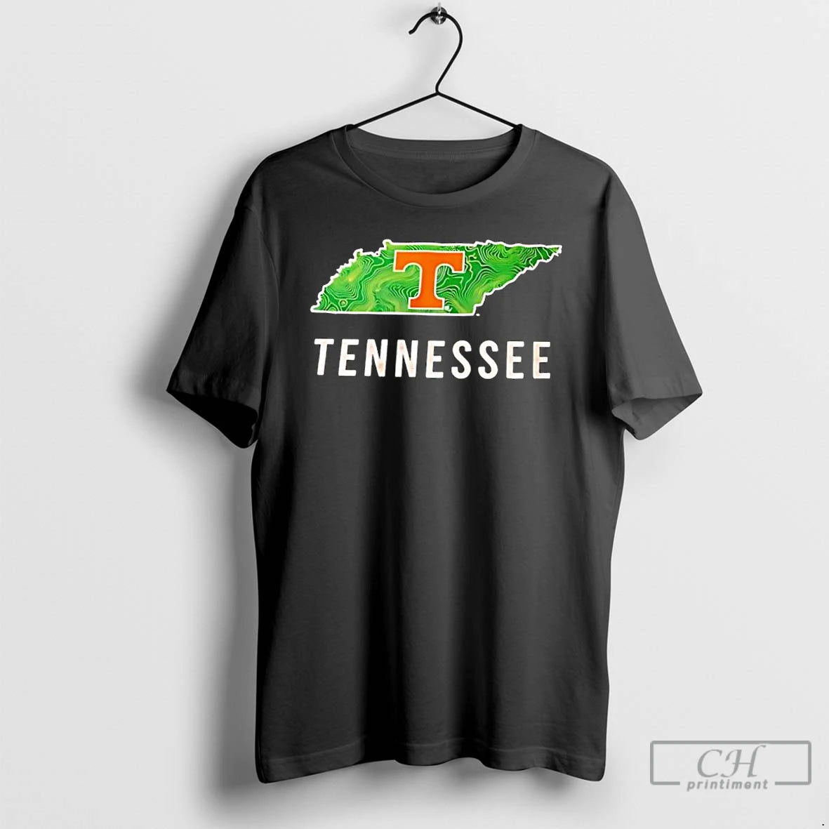 Classic Tennessee Volunteers Map Tennessee