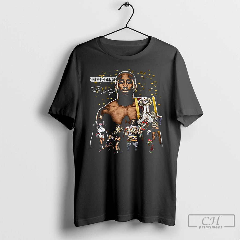 Classic Terence Crawford Bud Pound 4 Pound Choice Of Champions Graphic Signature T Shirts Sweater