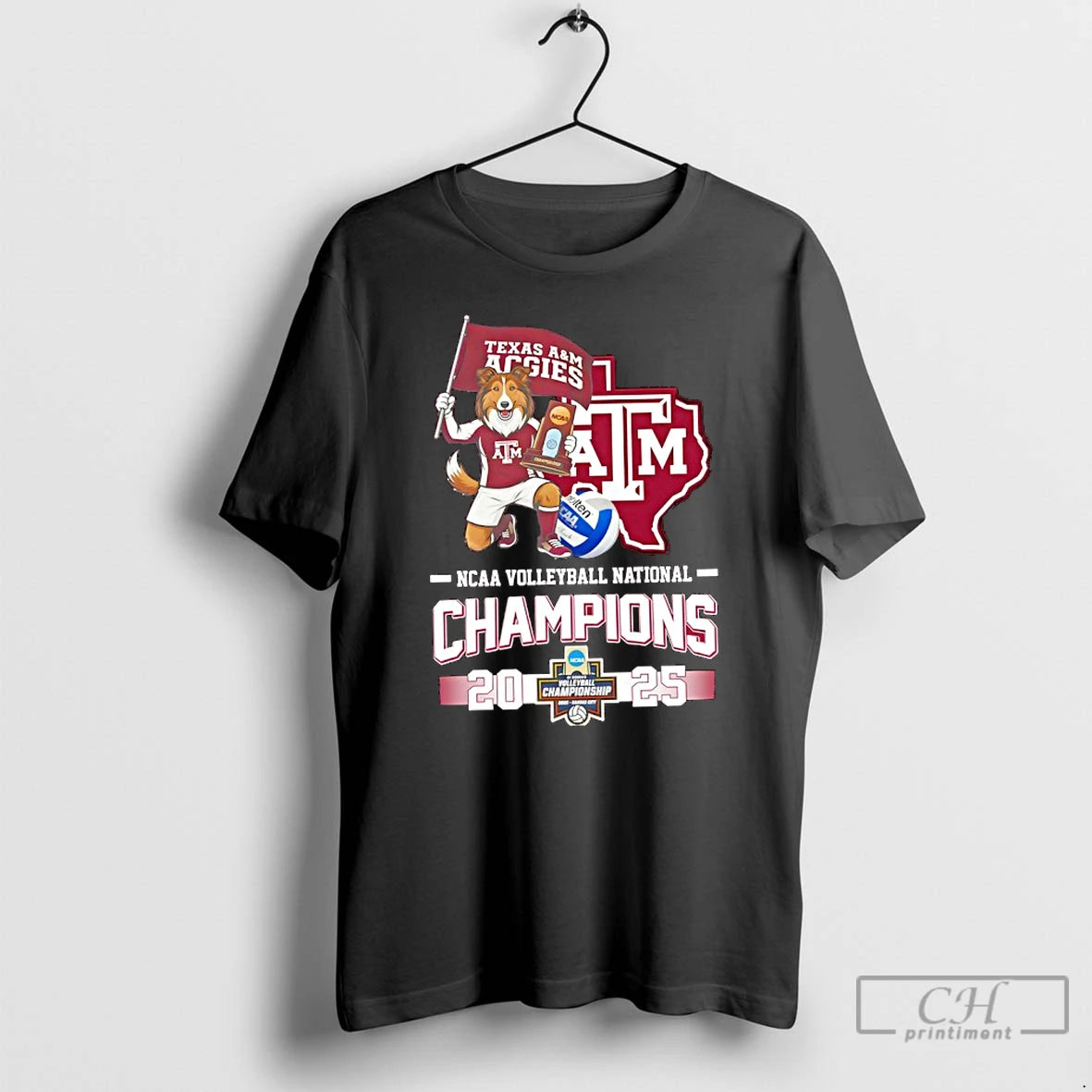 Classic Texas Am Aggies Ncaa Voleyball National Champions 2025 Mascot