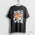 Classic Texas Orange Texas Longhorns Sketched Mascot