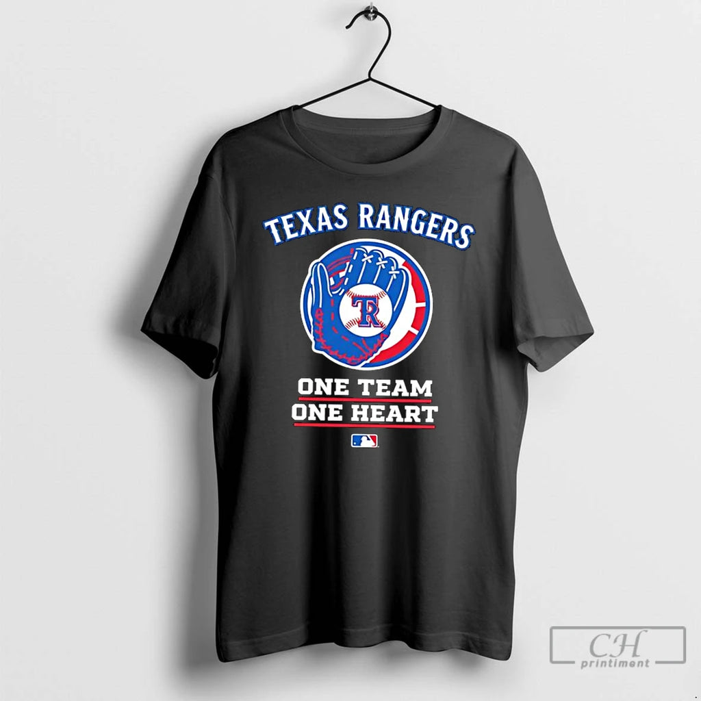 Classic Texas Rangers One Team One Heart Mlb