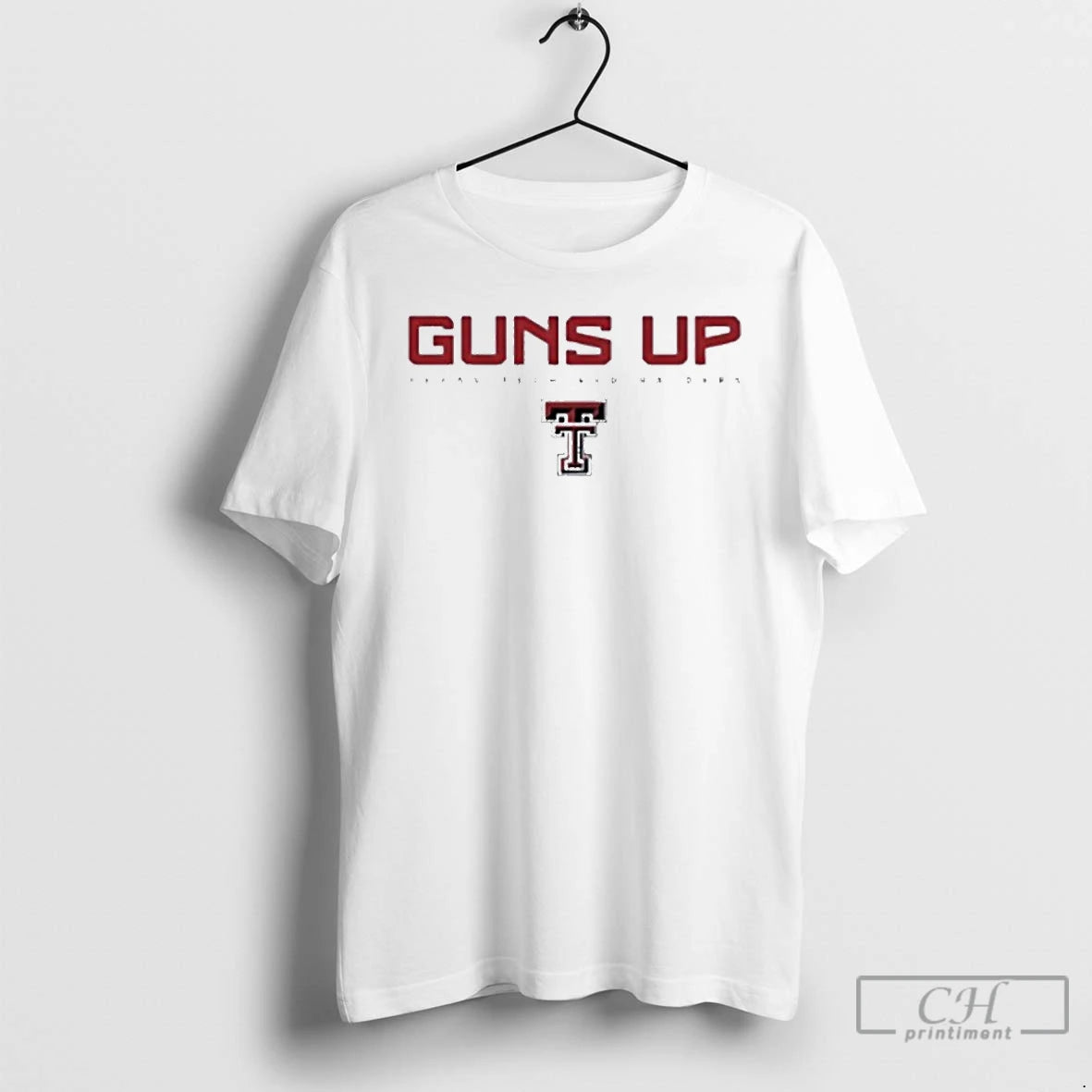Classic Texas Tech Red Raiders Football Logo Guns Up Rally Call
