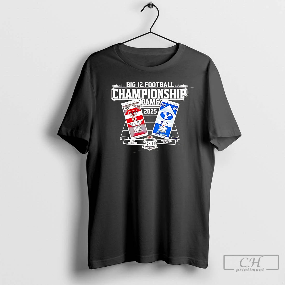 Classic Texas Tech Vs Byu Big 12 2025 Football Championship Ticket