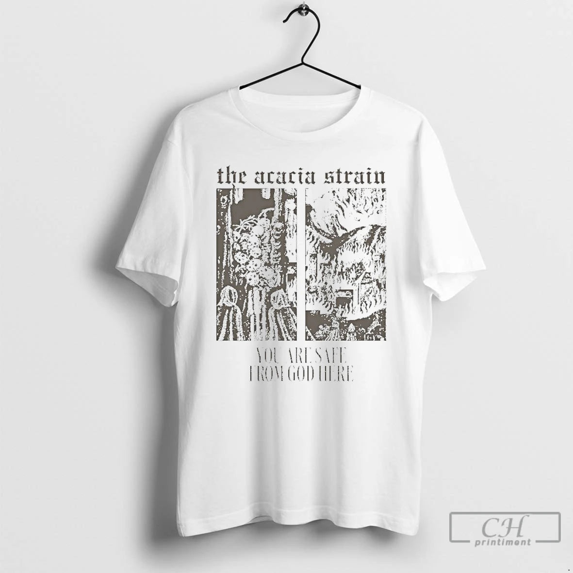 Classic The Acacia Strain You Are Not Safe From Dogs Here World Gone T Shirts