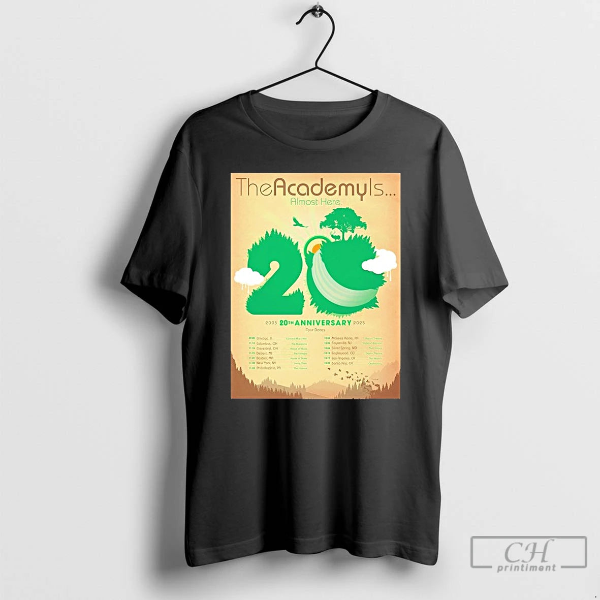 Classic The Academy Is 20 Year Almost Here Anniversary Tour 2025 2026 T Shirts Sweater