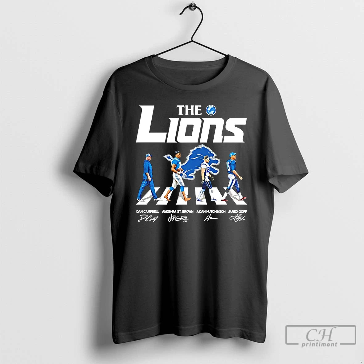 Classic The Detroit Lions Player Walking Autographed
