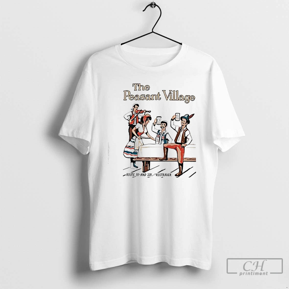 Classic The Peasant Village Rostraver Graphic