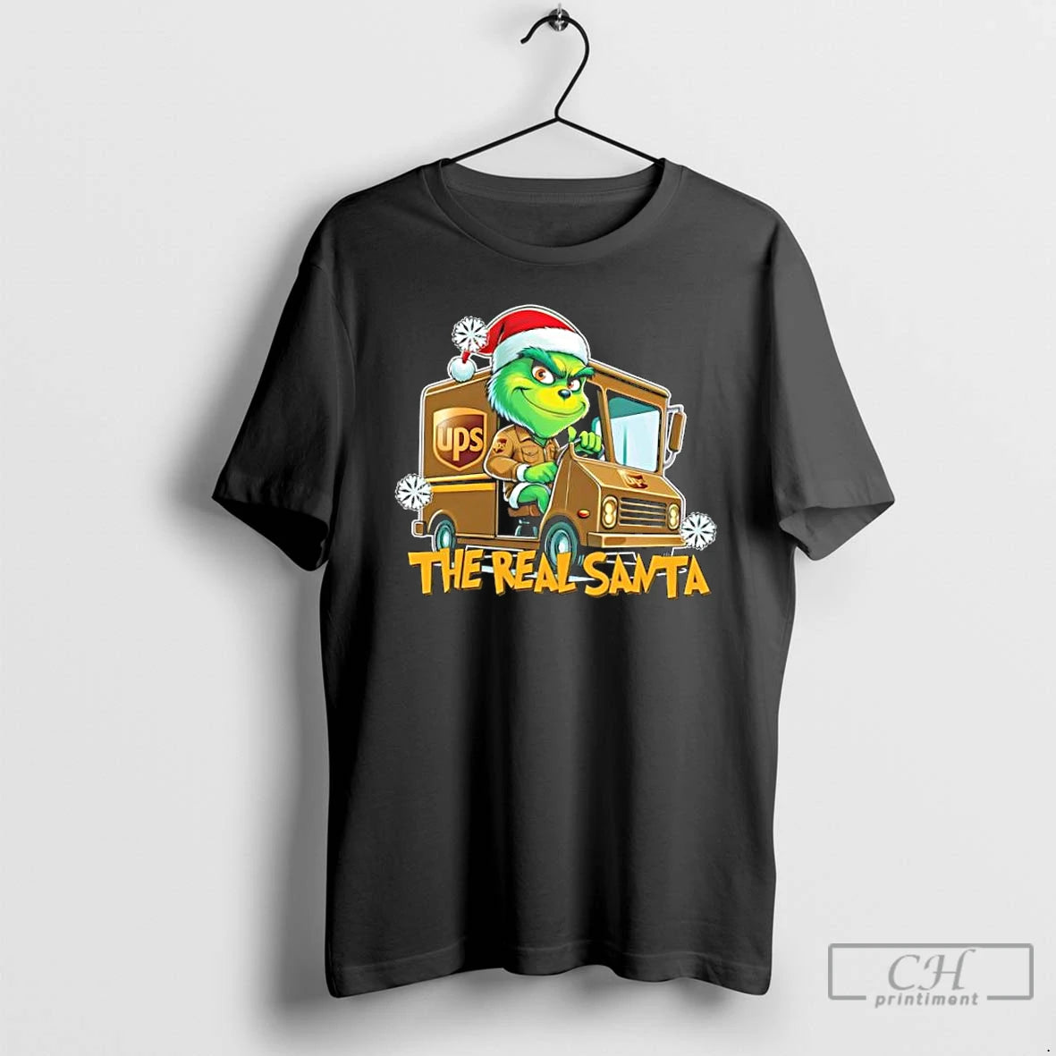 Classic The Real Santa Funny Christmas Carrier Grinch