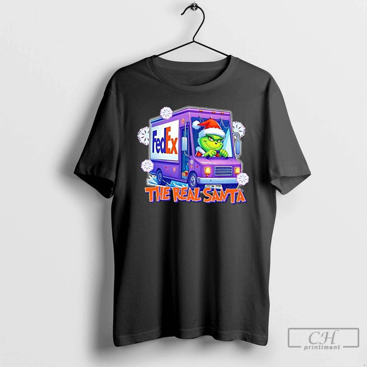 Classic The Real Santa Grinch Christmas Carrier