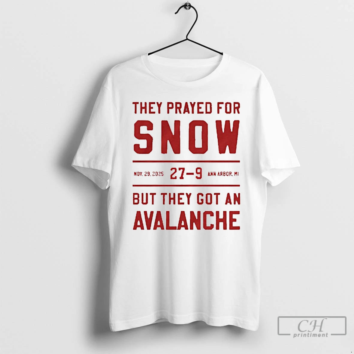 Classic They Prayed For Snow Ohio State 27 9 Michigan But They Got An Avalanche