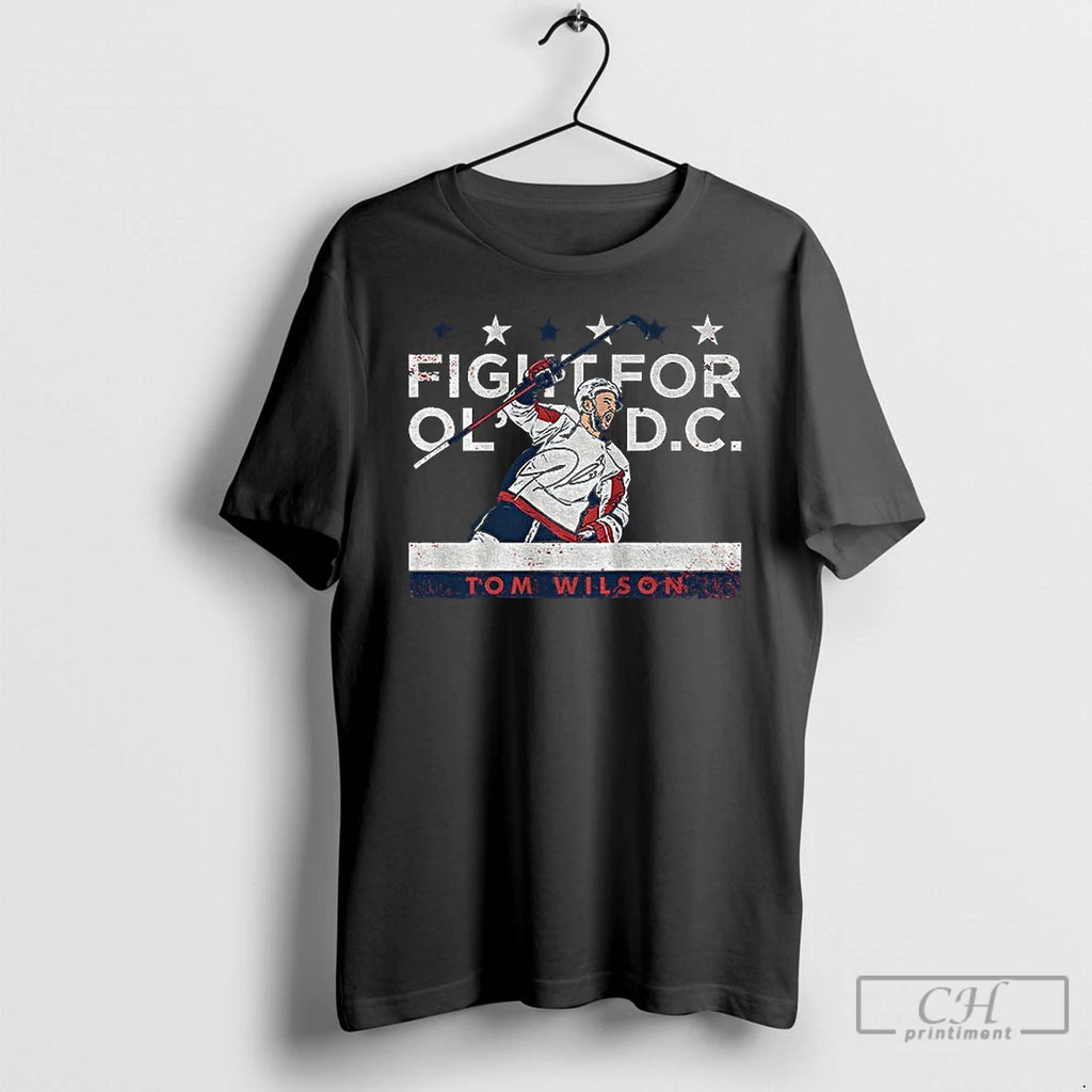 Classic Tom Wilson Washington Capitals Nhl Fight For Old Dc