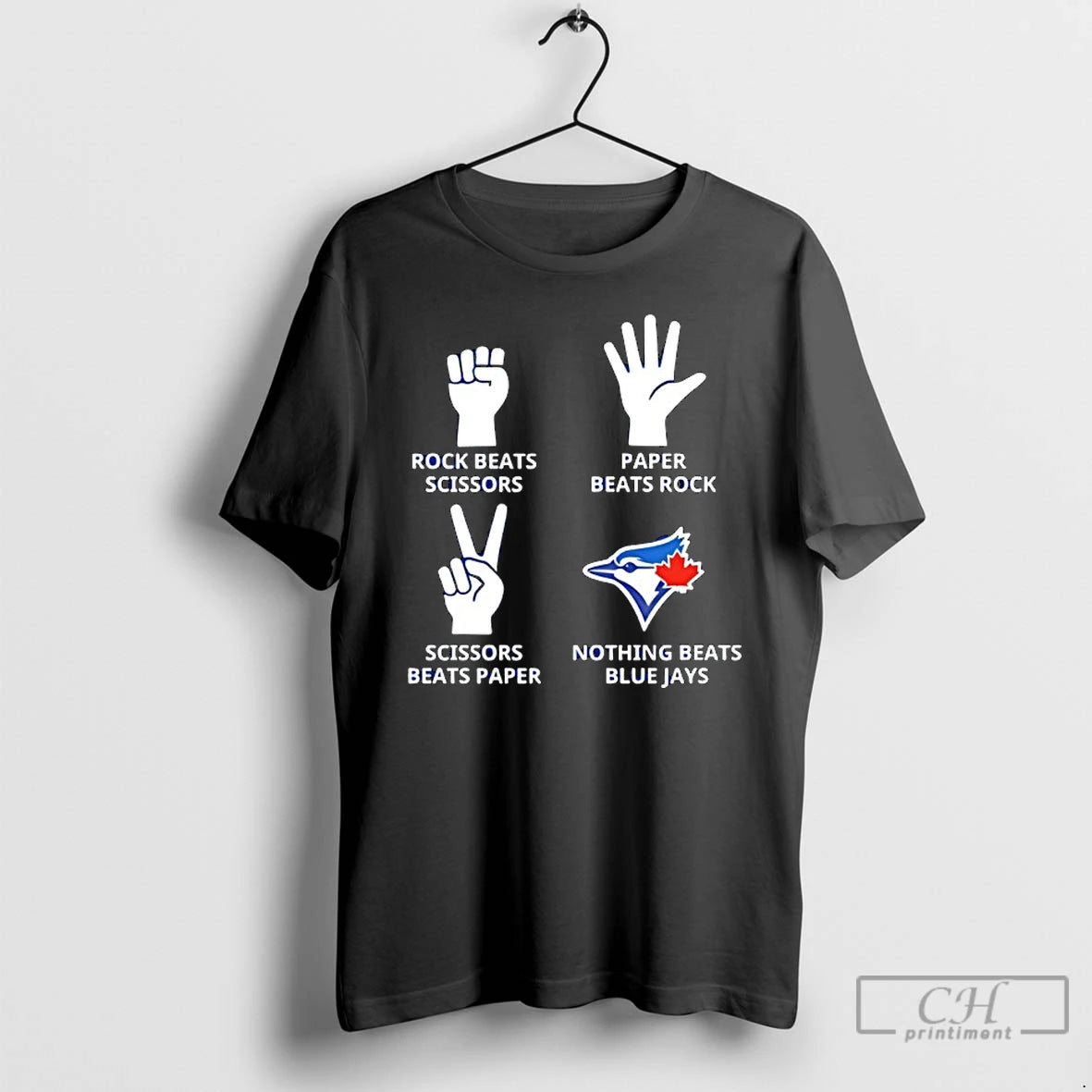 Classic Toronto Blue Jays Nothing Beats Rock Beats Scissors Paper Beats Rock Scissors Beats Paper