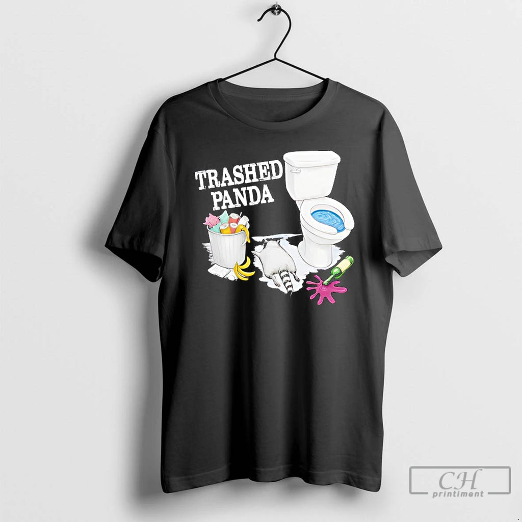 Classic Trashed Panda Funny Drunk Raccoon Funny