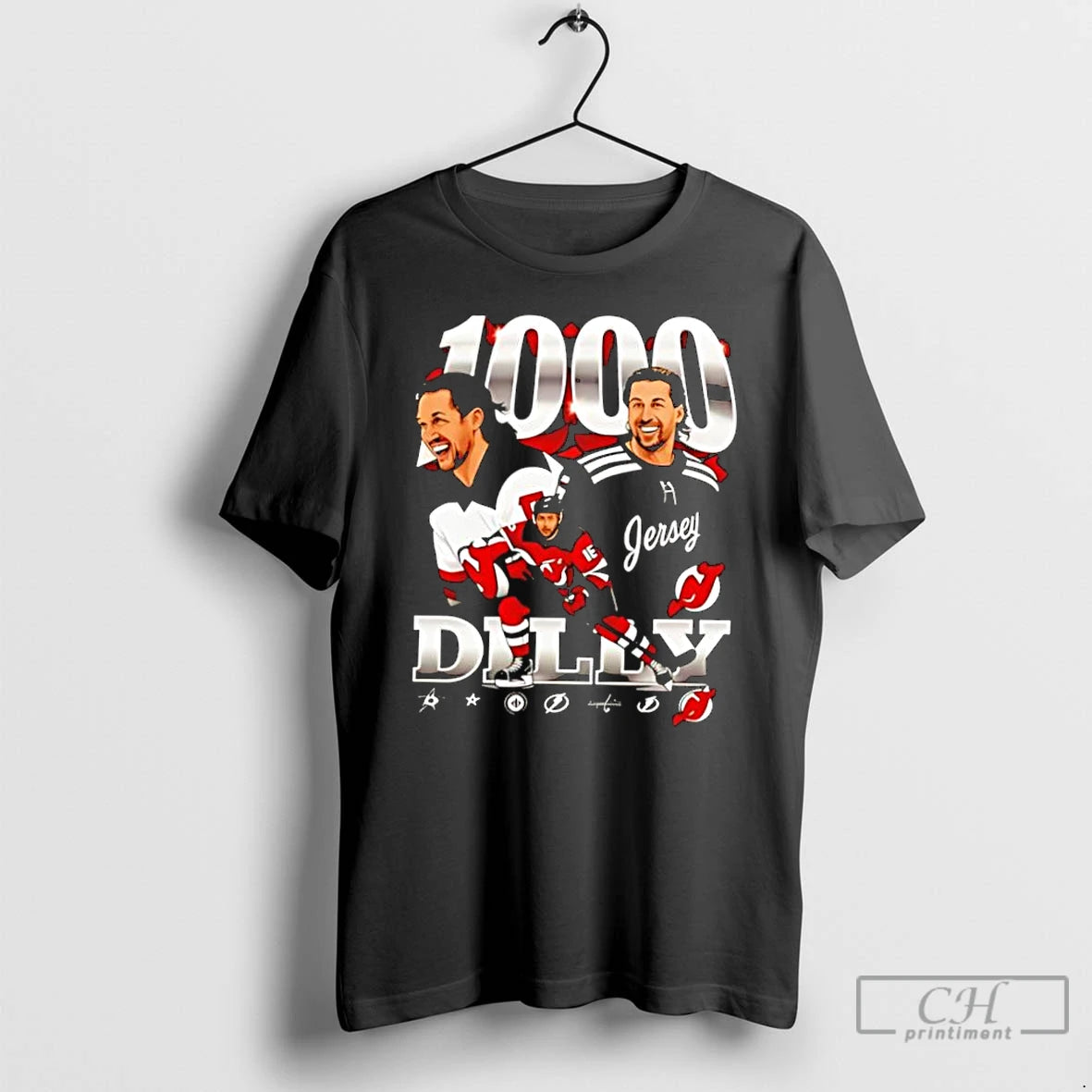 Classic Travis Zajac 1000 Games Graphic