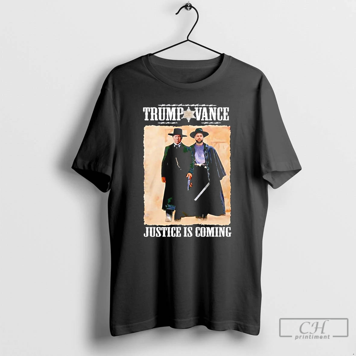 Classic Trump Vance Tombstone Movie Justice Is Coming