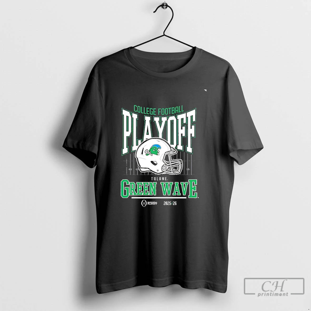 Classic Tulane Green Wave 2025 26 College Football Playoff Cfp Helmet Chriast T Shirts Sweater