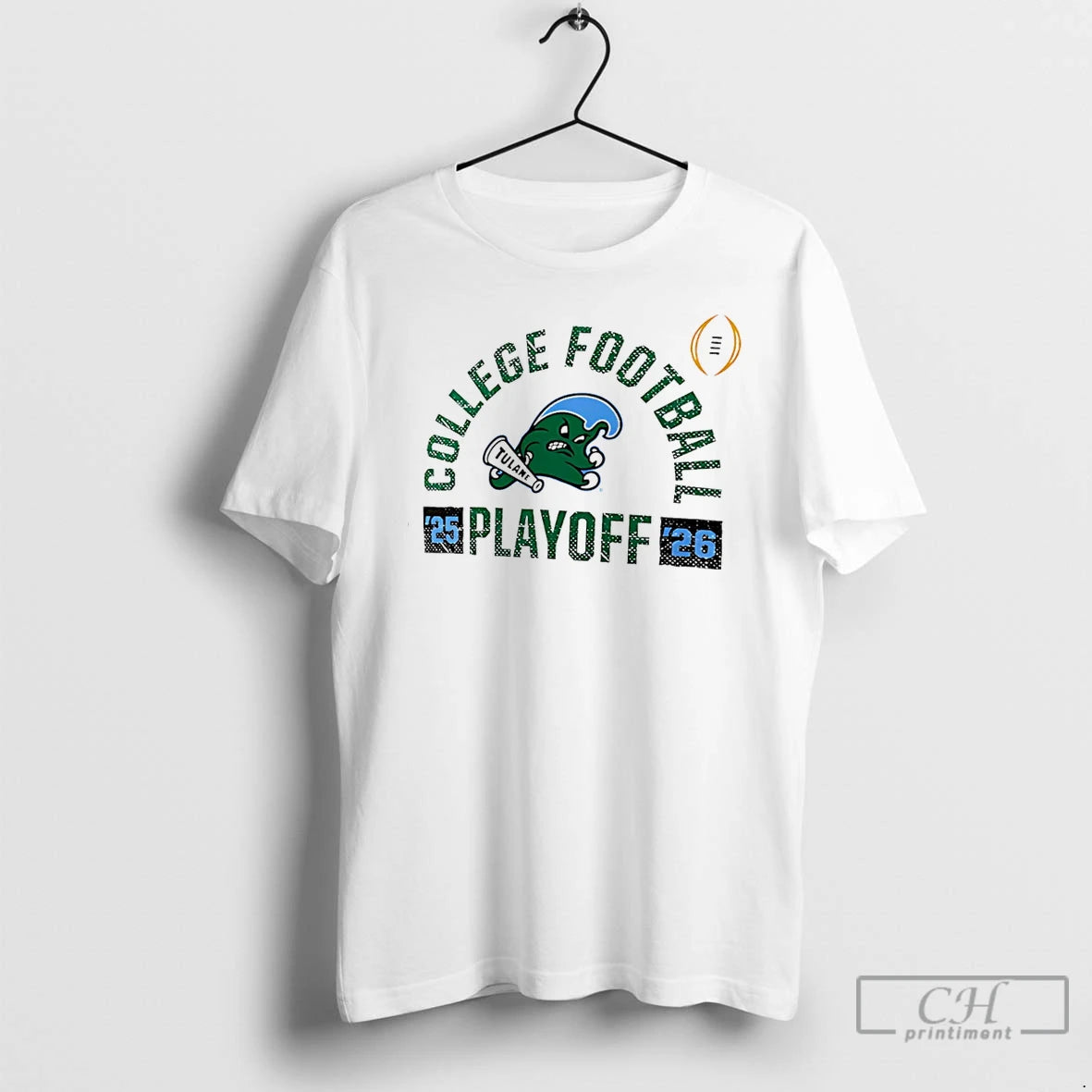 Classic Tulane Green Wave 2025 26 College Football Playoff Touchdown Glory